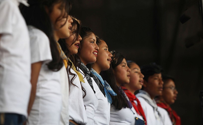 Community Choir 6 Fundacion Valle La Paz